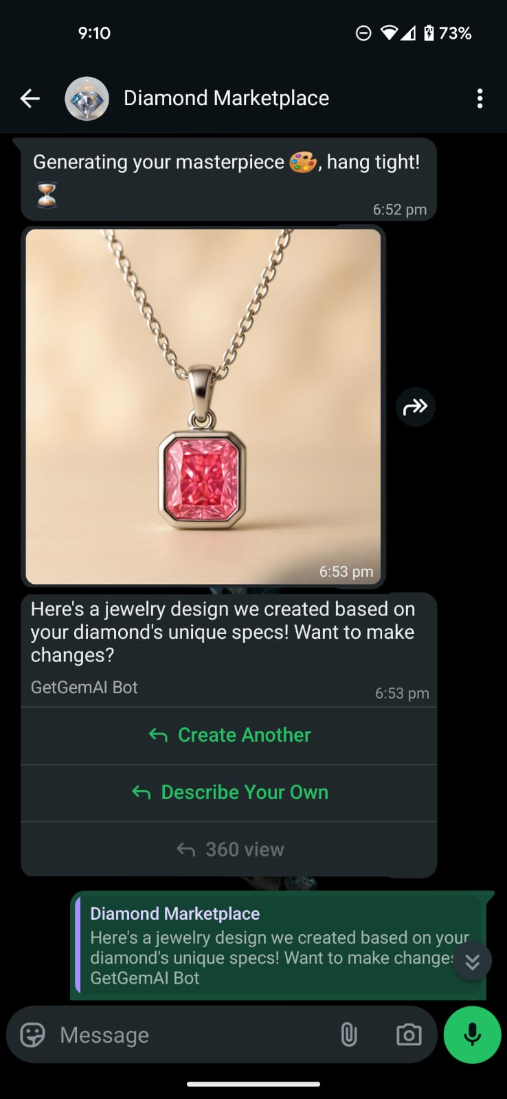 Immersive product views preview
