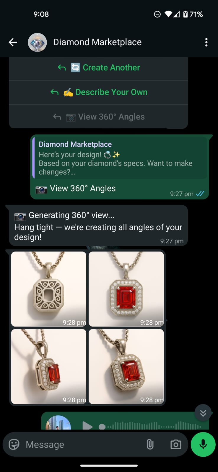 Immersive product views preview