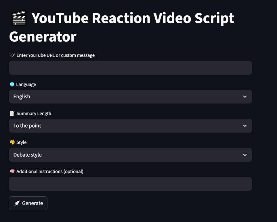 YouTube Reaction Video Assistant gallery