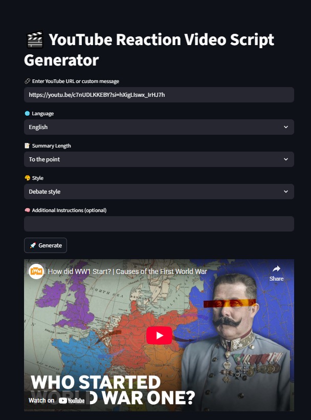 YouTube Reaction Video Assistant gallery