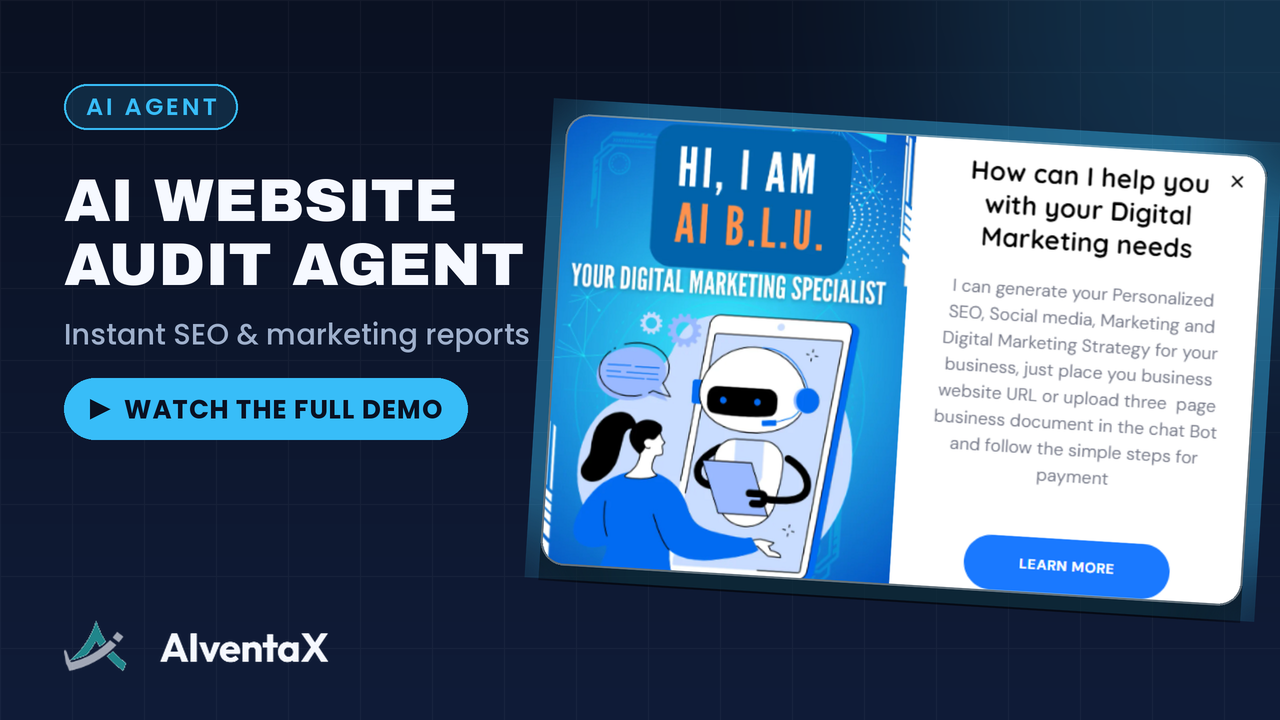BLU – AI Website & Marketing Audit Agent