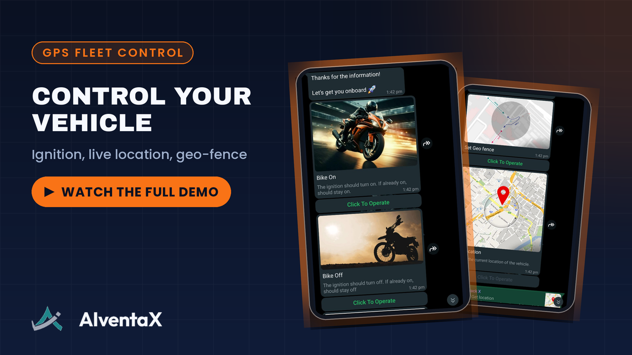 TrackX – WhatsApp Vehicle Tracking & Control System